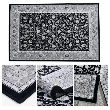 Орієнтальний килим GRECE 120x170 см 2150 г/м² чорний/сірий/білий