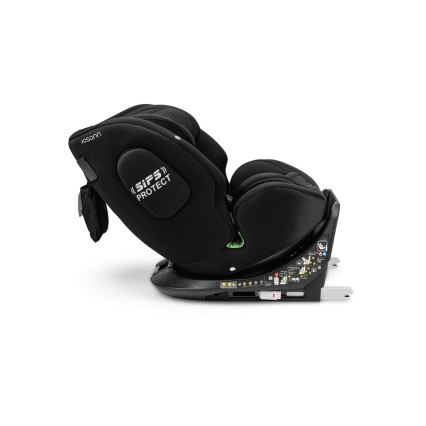 ОСАНН - автокрісло ОНЕ 360 і-Сайз 40-150 см, повністю чорне