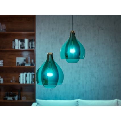 Основний набір Philips Hue WHITE AND COLOR AMBIANCE 2xE27/9W/230V 2000-6500K + пристрій для підключення
