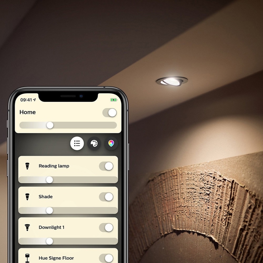 Основний набір Philips Hue WHITE AND COLOR AMBIANCE 2xE27/9W/230V 2000-6500K + пристрій для підключення