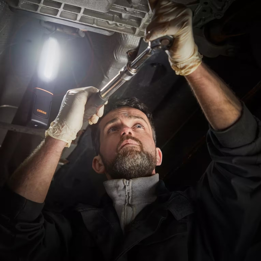 Osram - LED акумуляторний ліхтар з регулюванням яскравості LEDINSPECT MAX500 LED/16W/3,7V IP65 4500 mAh
