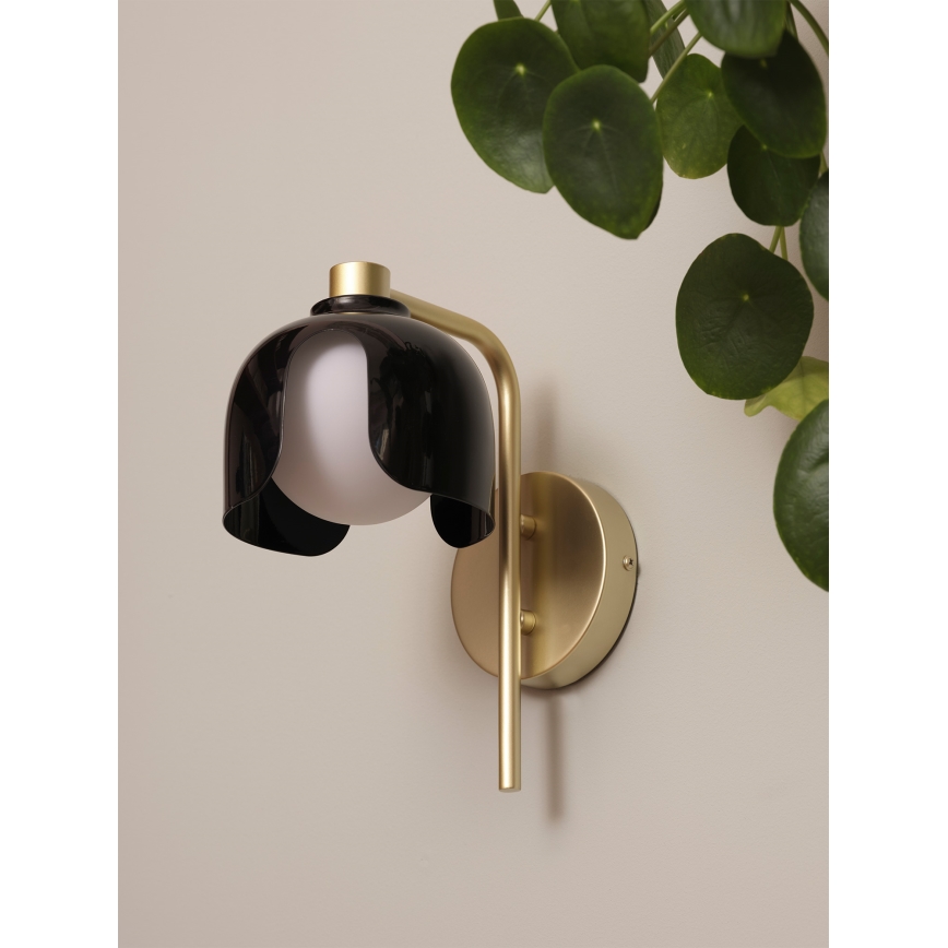 Osram - Бра DECOR COROLLE 1xG9/20W/230V черный/золотой