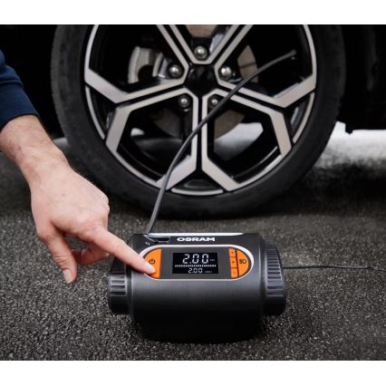 Osram - Цифровой автомобильный компрессор TYREinflate 2120 180W/12V
