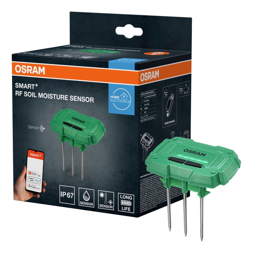 Osram - Датчик влажности и температуры почвы SMART+ 3xAAA IP67 Wi-Fi