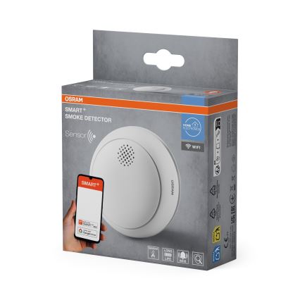 Osram - детектор дыма SMART+ 3 В Wi‑Fi 1400 мАч
