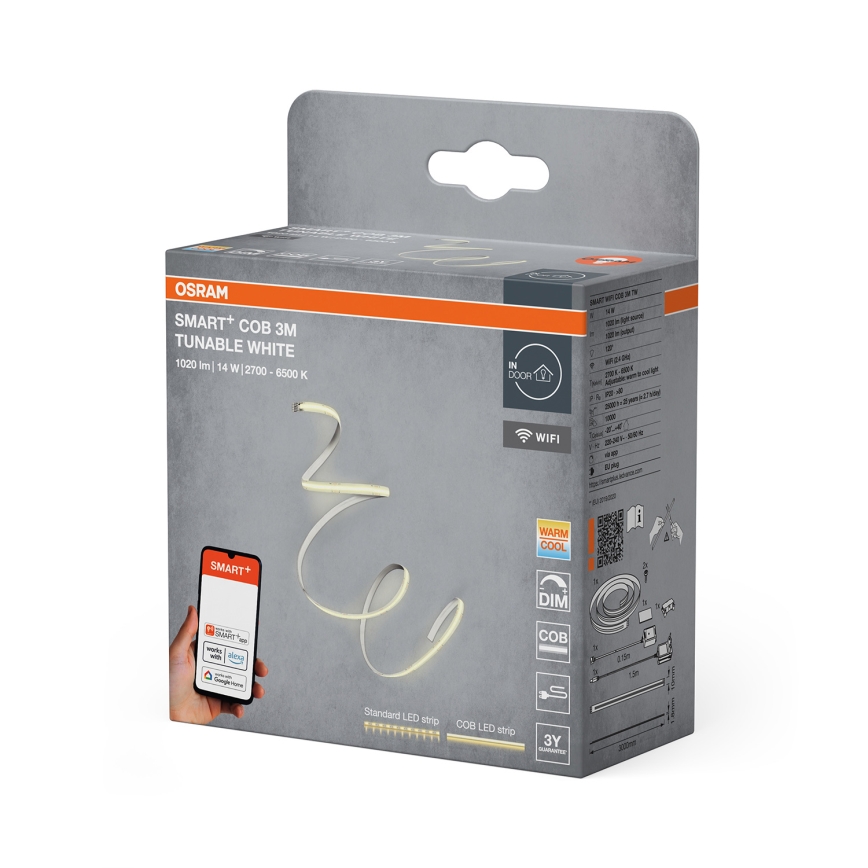 Osram - Диммируемая LED-лента SMART+ COB 3m LED/14W/230V 2700-6500K Wi-Fi