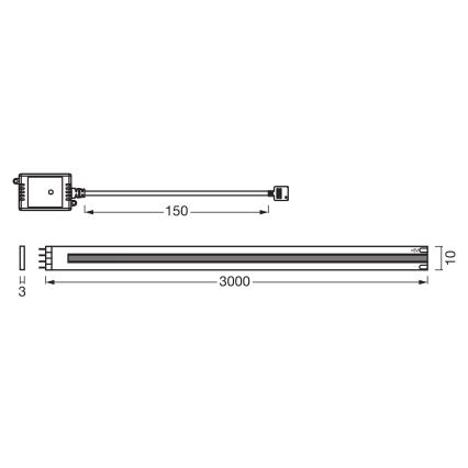 Osram - Диммируемая LED-лента SMART+ COB 3m LED/14W/230V 2700-6500K Wi-Fi