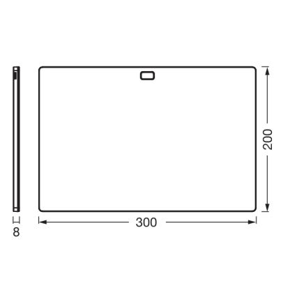 Osram - Диммируемый светильник под шкаф с датчиком движения UNDERCABINET LED/7,5W/230V 3000/4000/6500K 20x30 cm белый
