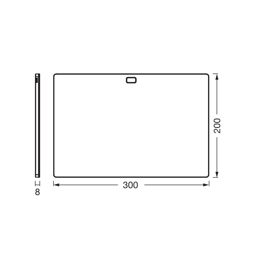 Osram - Диммируемый светильник под шкаф с датчиком движения UNDERCABINET LED/7,5W/230V 3000/4000/6500K 20x30 cm белый