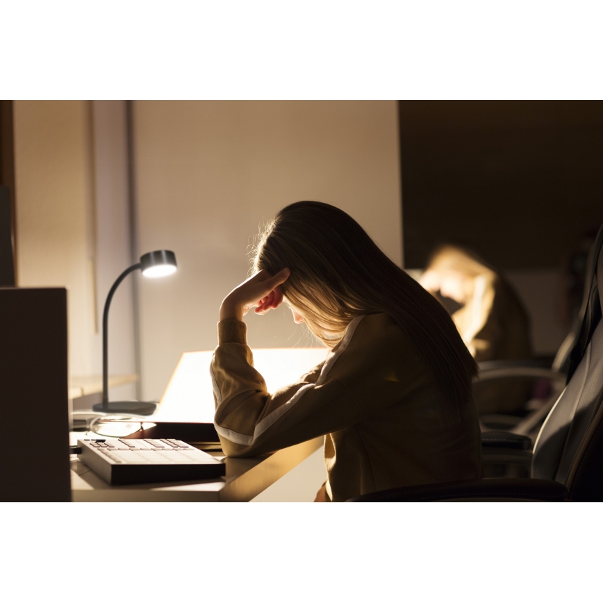 Osram - LED диммируемая настольная лампа OFFICE LINE LED/4,8 Вт/230 В 3000/4000/6500 К черная