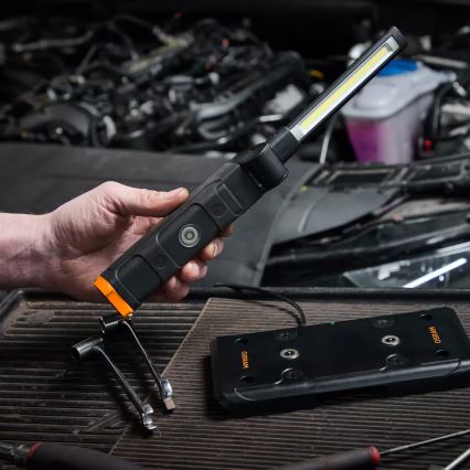 Osram - диммируемый перезаряжаемый светодиодный фонарь LEDINSPECT WIRE-FREE SLIM 600 LED/5W/3,7V IP54