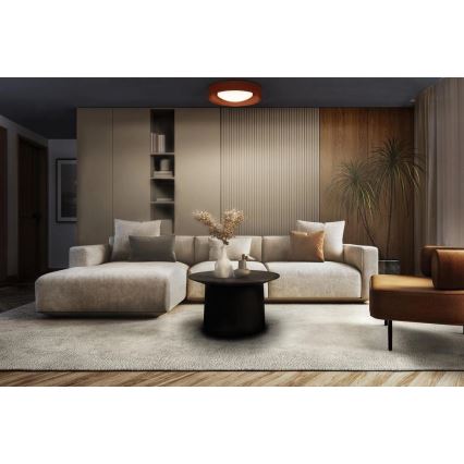 Osram - диммируемый LED-потолочный светильник ORBIS CONCRETE LED/13W/230V, диаметр 30 см, коричневый/бетон