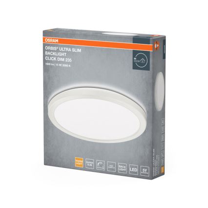 Osram - диммируемый LED потолочный светильник ORBIS LED/15W/230V белый
