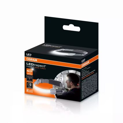 Osram - диммируемый перезаряжаемый LED-налобный фонарь LEDINSPECT LED/3W/3,7V IP42 1000 mAh