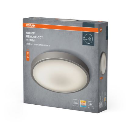 Osram - Диммируемый потолочный светильник ORBIS LED/25W/230V 2700-6500 K, диам. 41 см + пульт дистанционного управления