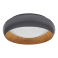 Osram - диммируемый потолочный светильник ORBIS LIVIA LED/16W/230V, диаметр 30 см, антрацит/коричневый