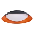 Osram - диммируемый потолочный светильник ORBIS PLATE LED/45W/230V, диаметр 48 см, оранжевый/чёрный