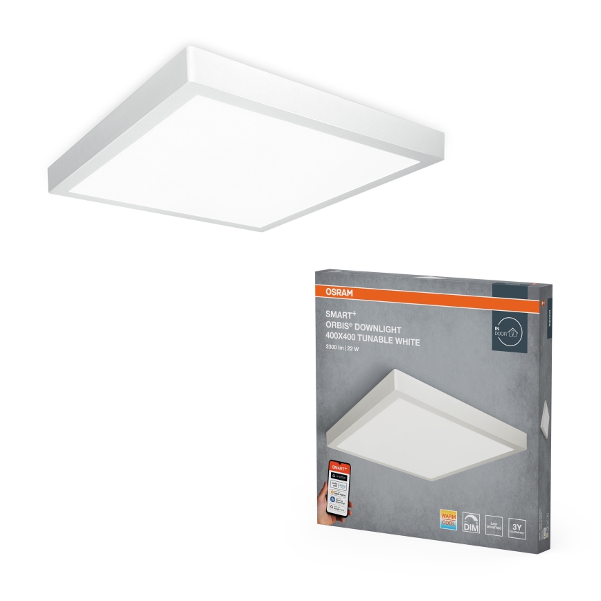 Osram - Диммируемый потолочный светильник SMART+ DOWNLIGHT LED/22W/230V 40x40 cm 3000-6500K Wi-Fi