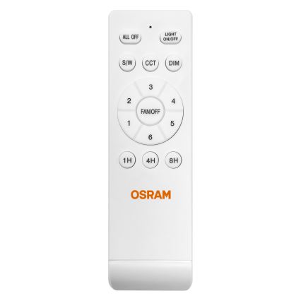 Osram - диммируемый светодиодный потолочный вентилятор FOHN LED/18 Вт/230 В 3000/4000/6500 К + пульт дистанционного управления