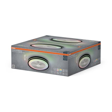 Osram - LED диммируемый потолочный светильник с вентилятором MURLAN LED/26W/230V 3000-6500K + пульт дистанционного управления