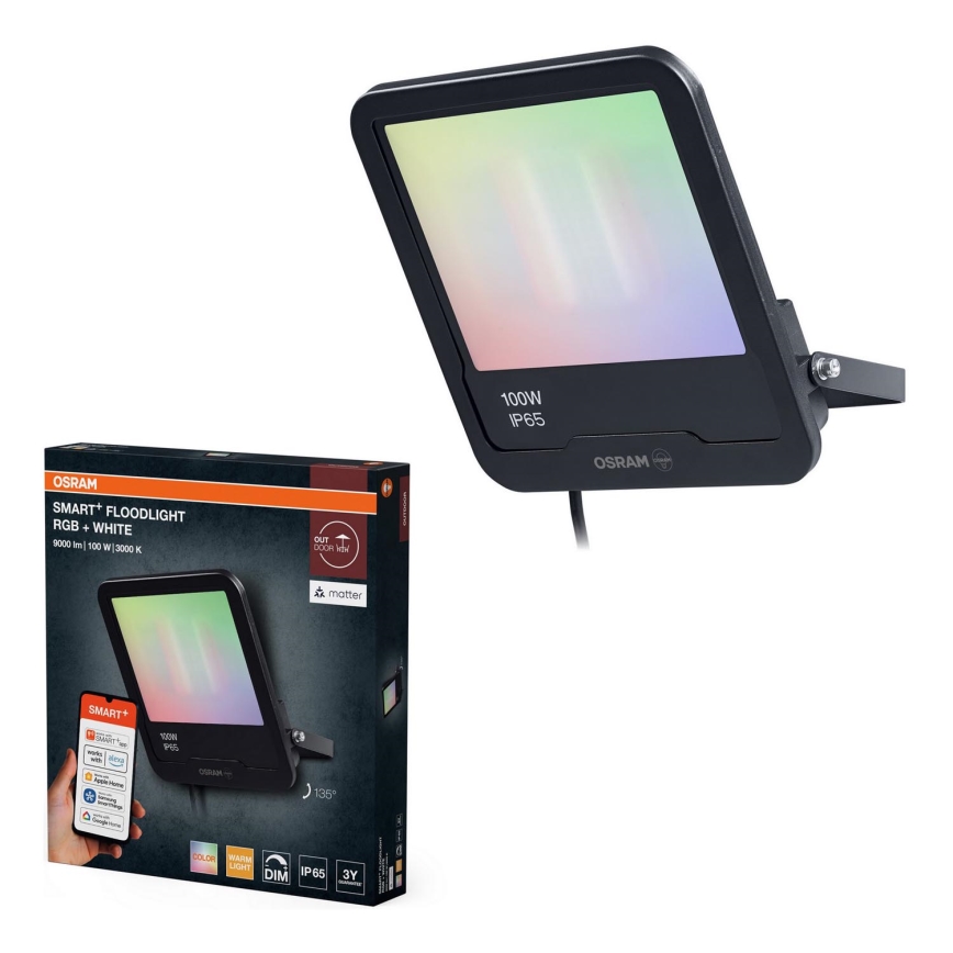 Osram - диммируемый RGBW LED-прожектор SMART+ FLOODLIGHT LED/100W/230V IP65 Wi-Fi