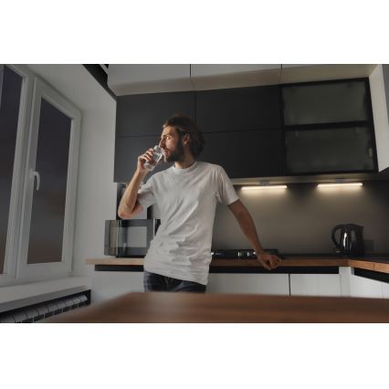 Osram - LED диммируемый светильник для установки под шкаф с датчиками движения и сумерек LINEAR LED/5W/3,7V 2200 mAh 3000K 35 cm белый