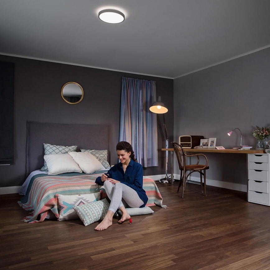 Osram - светодиодный диммируемый потолочный светильник ORBIS LED, 17 Вт/230 В, 2700–6500 K, диаметр 31 см + пульт дистанционного управления