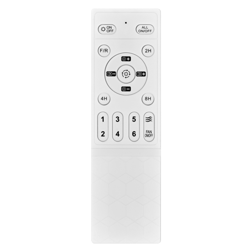 Osram — диммируемый потолочный светильник с вентилятором, LED 49 Вт, 230 В, 2700–6500 K, белый/золотой, с пультом дистанционного управления