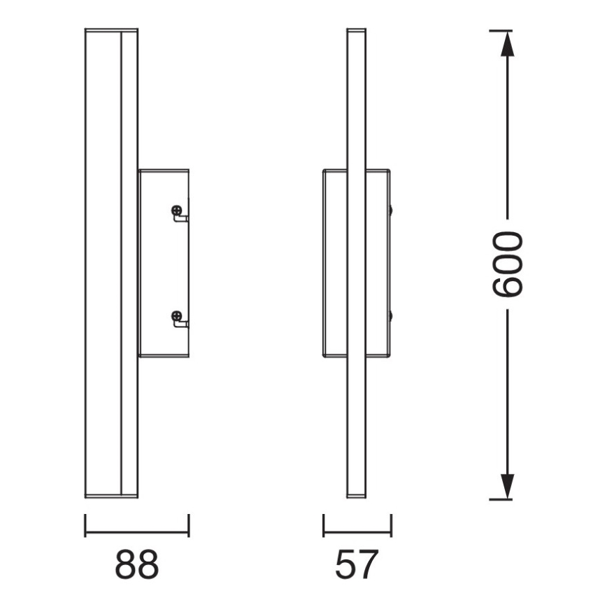 Osram - димоване сенсорне LED-освітлення для дзеркала ванної кімнати ORBIS MIRROR LED/10W/230V 60 cm 3000/4000K IP44 бежевий