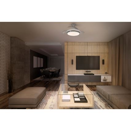 Osram - LED димований стельовий світильник із вентилятором LEVECHE LED/36W/230V 3000/4000/6500K + дистанційне керування
