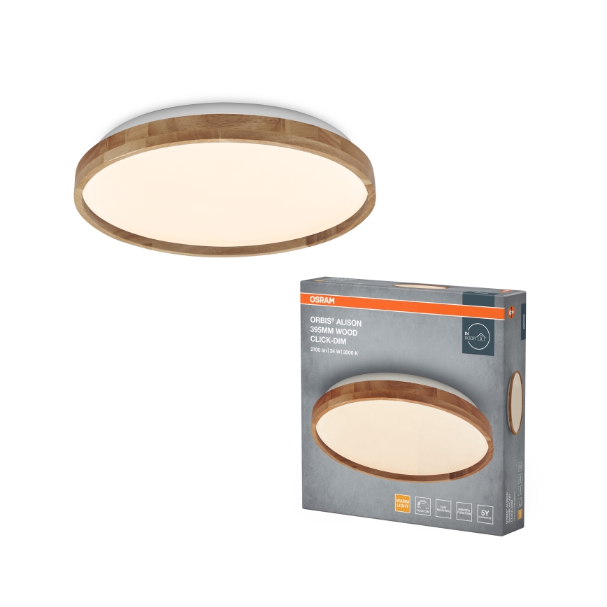 Osram - LED димований стельовий світильник ORBIS ALISON LED/24W/230V Ø 39,5 см бежевий
