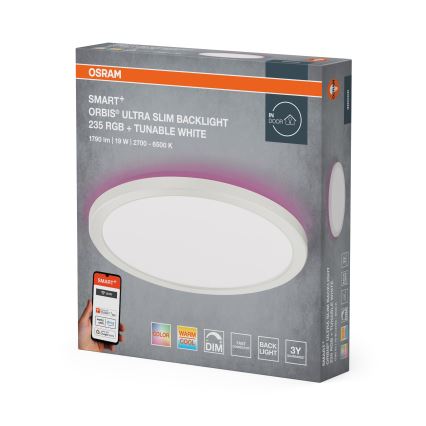 Osram - LED RGBW димований стельовий світильник SMART+ ORBIS LED/19W/230V діам. 23,5 см 2700-6500K Wi-Fi