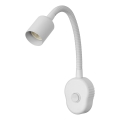 Osram - Гнучка настінна лампа PLUG TUBE FLEX 1xGU10/5W/230V біла