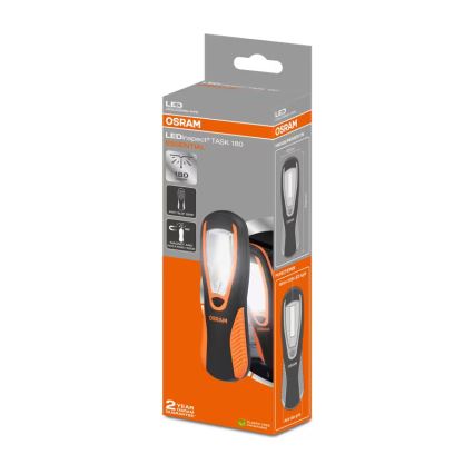 Osram - инспекционный светодиодный фонарь LEDINSPECT TASK 180 ESSENTIAL LED/3W/3xAAA