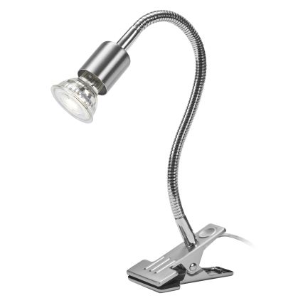Osram - Лампа на прищіпці CLIP TUBE FLEX 1xGU10/5W/230V матовий хром