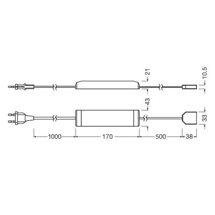 Osram - LED диммируемая лента FLEX ACOUSTIC 2,6 м LED/29 Вт/230 В + пульт дистанционного управления