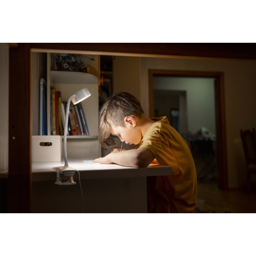 Osram - LED диммируемая настольная лампа с зажимом OFFICE LINE LED/4,8W/230V 3000/4000/6500K белая
