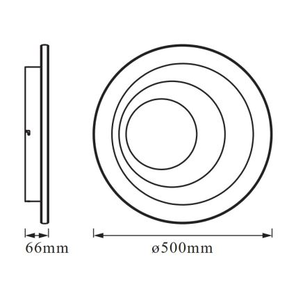Osram - LED потолочный светильник с диммированием SMART+ SPIRAL LED/40W/230V 3000K-6500K Wi-Fi