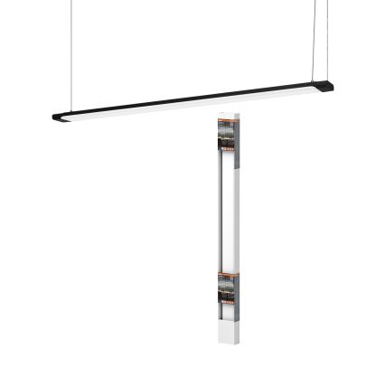 Osram - LED люстра на тросі OFFICE LINE з можливістю затемнення LED/40W/230V 4000K 120 cm чорна