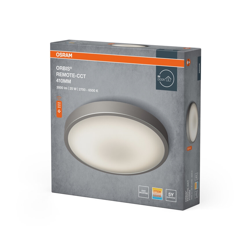 Osram - LED стельовий світильник з регулюванням яскравості ORBIS LED/25W/230V 2700-6500 діам. 41 cm + пульт дистанційного керування