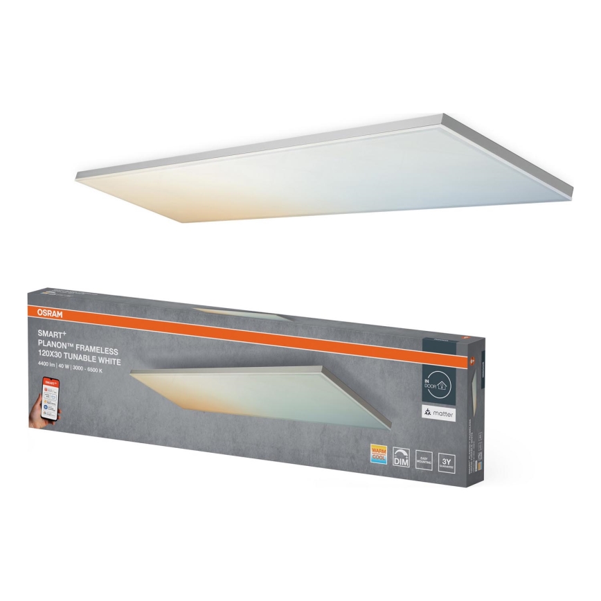 Osram - LED димований стельовий світильник SMART+ FRAMELESS LED/40W/230V 3000-6500K Wi-Fi