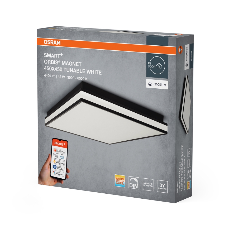 Osram - LED регульований стельовий світильник SMART+ MAGNET LED/42W/230V 45x45 cm 3000-6500K Wi-Fi