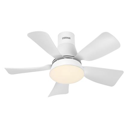 Osram - LED стельовий вентилятор LESTE LED/15W/230V 3000/4000/6500K з регулюванням яскравості + пульт дистанційного керування