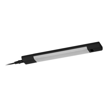 Osram - LED димований світильник під шафу з датчиком руху LINEAR EDGE LED/4Вт/230В 3000/4000/6500К 30 см чорний