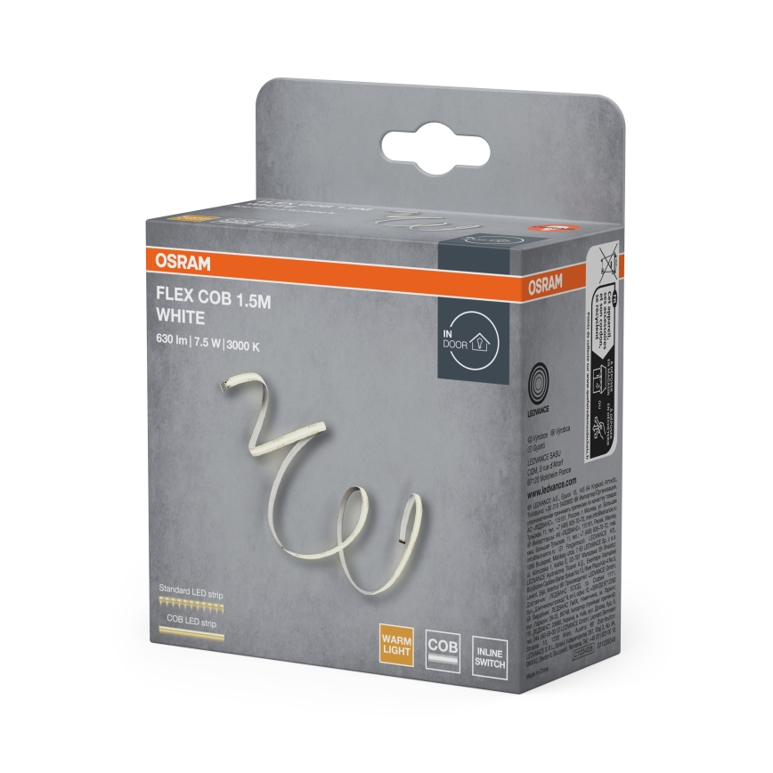 Osram - LED-лента FLEX COB 1,5m LED/7,5W/230V