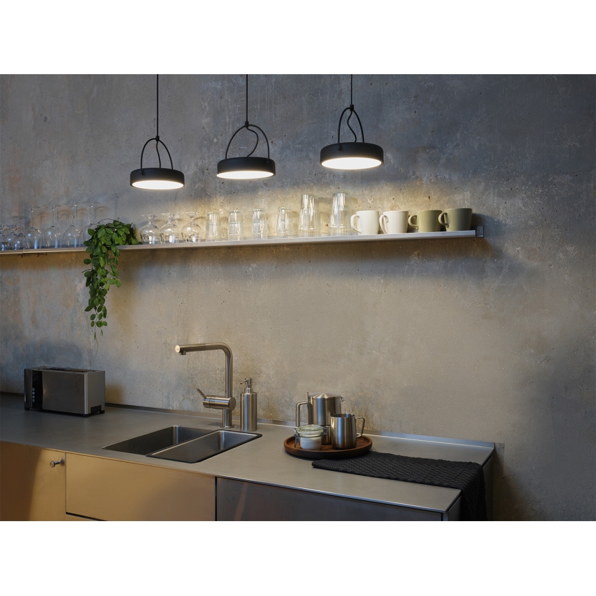 Osram - LED-люстра на тросе DECOR PUCK 3xLED/12W/230V CRI 90 черная