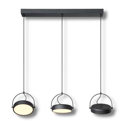 Osram - LED-люстра на тросе DECOR PUCK 3xLED/12W/230V CRI 90 черная