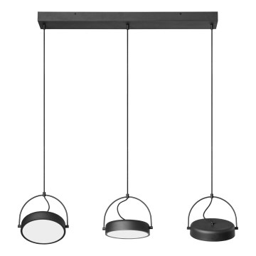 Osram - LED-люстра на тросі DECOR PUCK 3xLED/12W/230V CRI 90 чорна