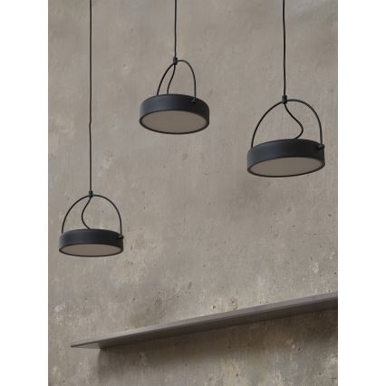 Osram - LED-люстра на тросі DECOR PUCK 3xLED/12W/230V CRI 90 чорна