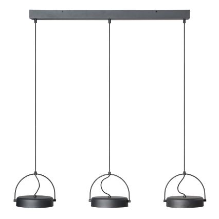 Osram - LED-люстра на тросі DECOR PUCK 3xLED/12W/230V CRI 90 чорна